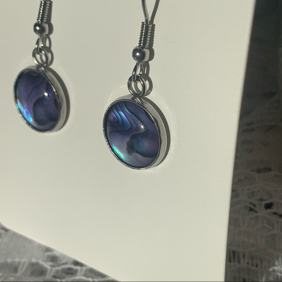 Paua Shell,Purple, Handmade,NWT - Picture 7 of 8